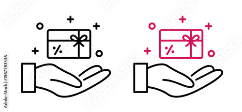 Loyalty program icons collection