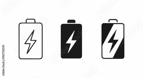 Battery Power Levels Icons