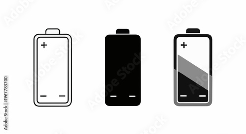 Battery Power Levels Icons