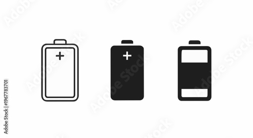 Battery Power Levels Icons