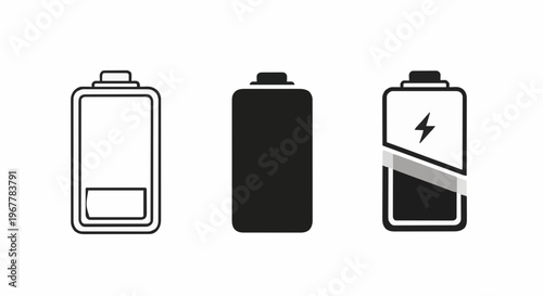 Battery Charge Level Icons
