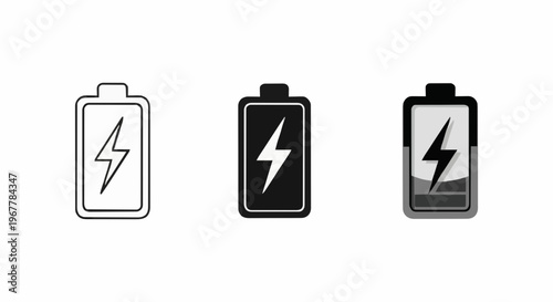 Battery Power Levels Icons