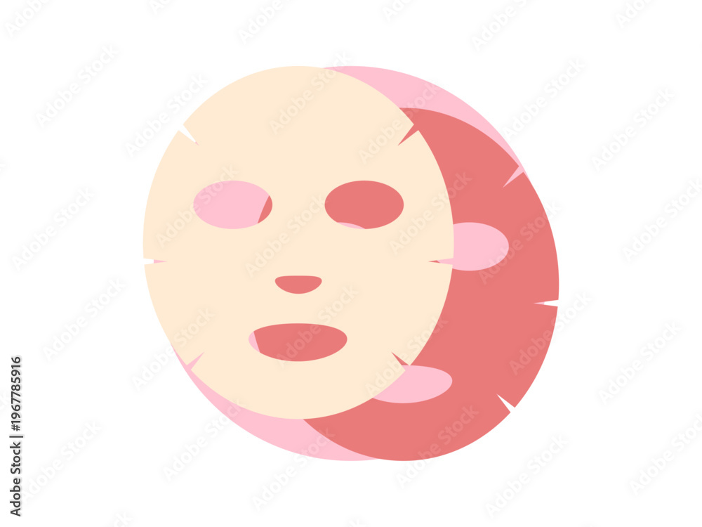 Obraz premium Face mask icon. Beauty icon design. Flat vector icon style.