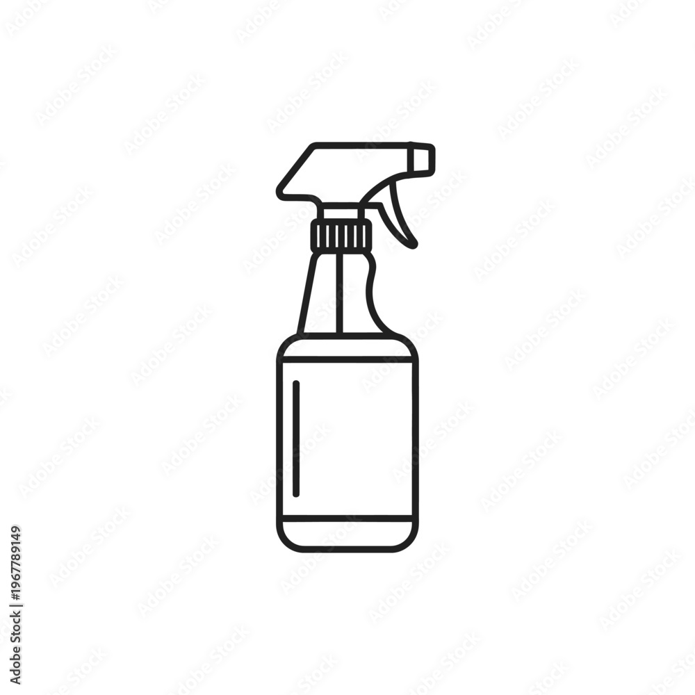 Fototapeta premium Industrial Cleaning Spray Bottle for Disinfection and Surface Care