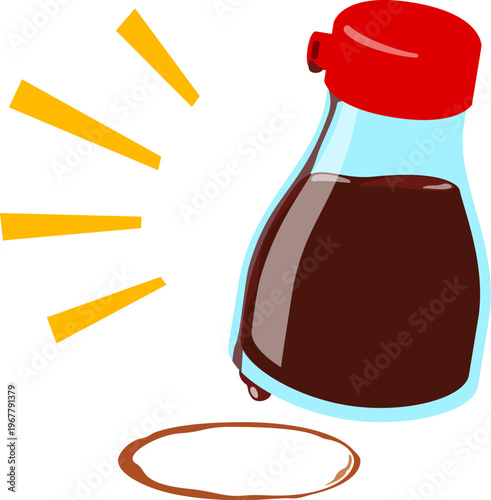 液だれした醤油さし