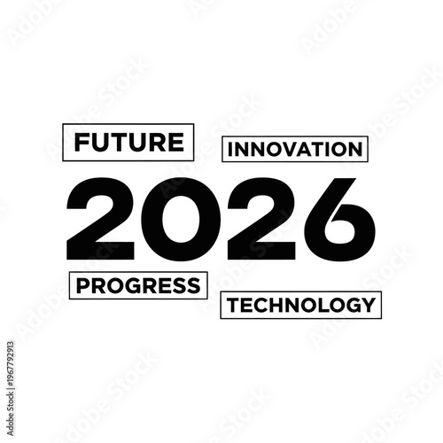 Futuristic outlook for technological advancements and progress in 2026 featuring innovation and