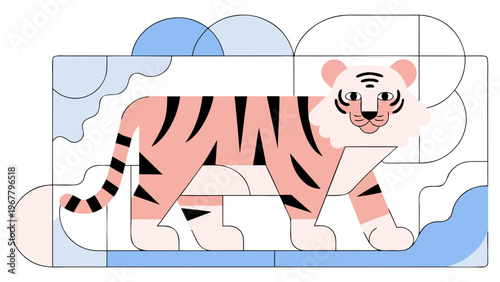 polar bear with a sign