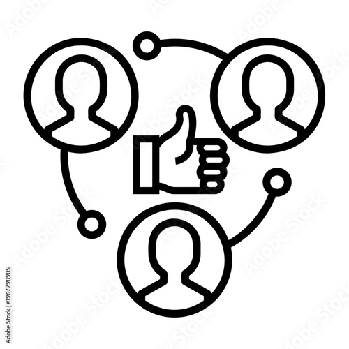 recommendation Line Icon