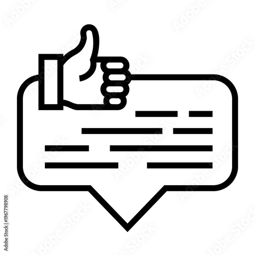 recommendation Line Icon