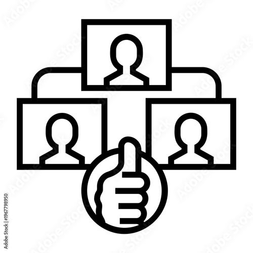 recommendation Line Icon