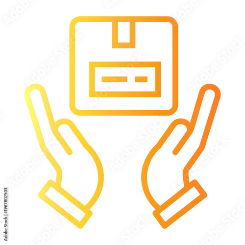 recommendation Line Gradient Icon