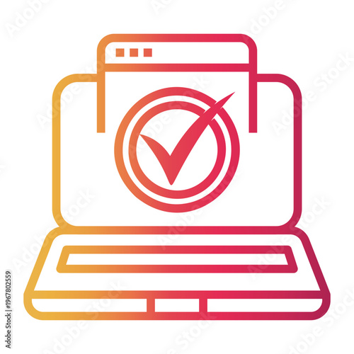 recommendation Line Gradient Icon