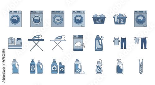 Laundry Collection: Washing Machines, Ironing, Drying Clothes, Detergents