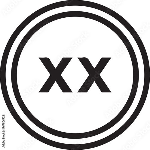 Restricted area sign vector in black and white representing access limitation security control safety regulation and transport signage