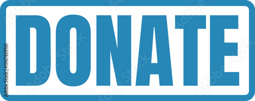 Promotional banner encouraging viewers to make charitable donations