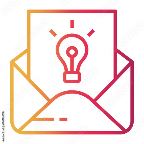 suggestion Line Gradient Icon