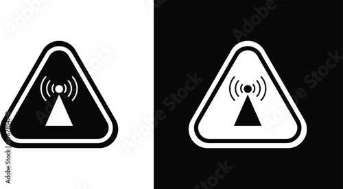 Non ionizing radiation hazard sign