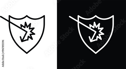 Protection from attack icon