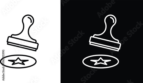 Rubber stamp icon
