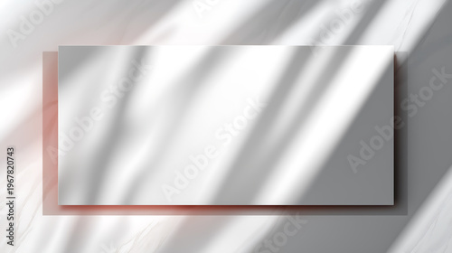 Soft Minimal White Abstract Fabric Wave Background with Smooth Curves