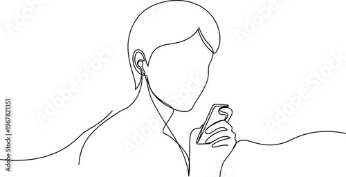 Man holding phone in hand.