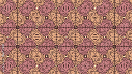 Seamless Geometric Style Decorative Pattern