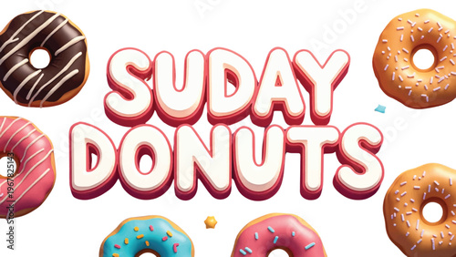 Donut icons, colorful donuts, sweet treats, bakery illustrations, dessert graphics
