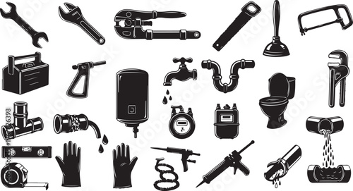 Collection of various tools and equipment for different tasks