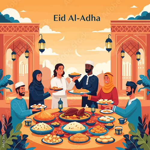 People Celebrating With Food Together.