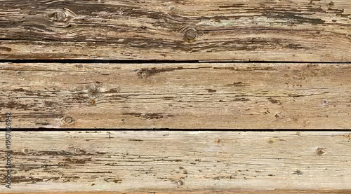 Weathered Light Brown Wooden Plank Texture with Rustic Aged Surface