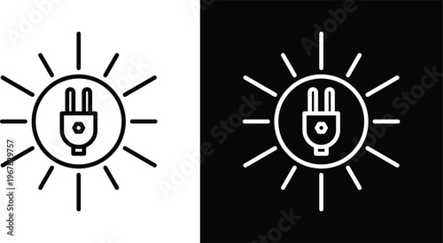 Solar energy icon