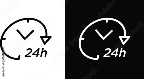 Twenty four hours icon