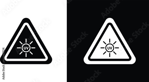 UV light do not look sign