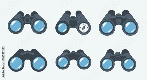 Binoculars Collection: Exploration, Discovery, Navigation, Vision, Optics, Searching