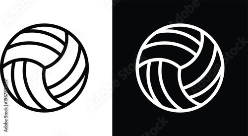 Volleyball ball icon