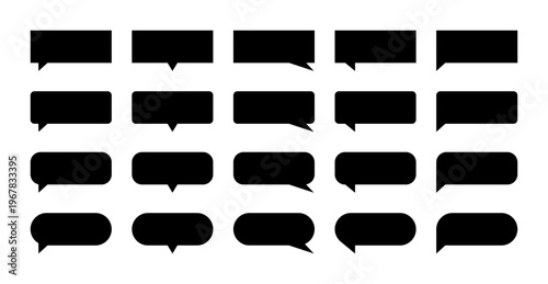 Text bubble collection