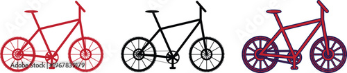 Flat Vector Bicycle