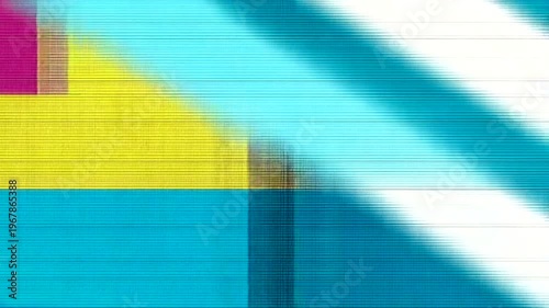 Abstract vibrant pattern with colorful stripes and texture