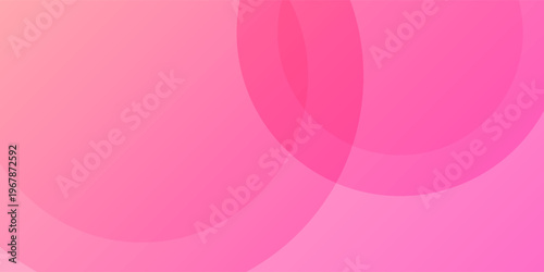 Minimalist design with subtle circular overlays and gentle pink gradients.