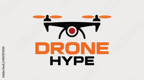 Drone, aerial, logo, icon, Hype, technology, branding