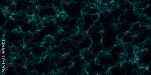 Dark teal marble texture with glowing veins and liquid flow patterns