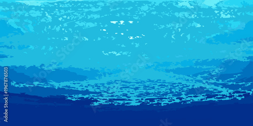 Abstract blue background resembling water and cloud formations