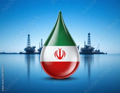 Clean and Minimal Energy Concept Featuring Oil Drop Design