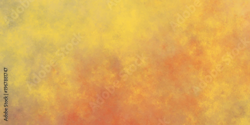 Yellow and orange watercolor texture with soft blended gradient wash