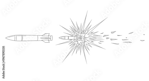Bullet Explosion Fragmentation Munition Device.