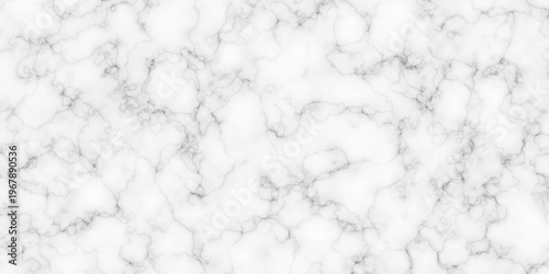 White marble texture with grey veins pattern background