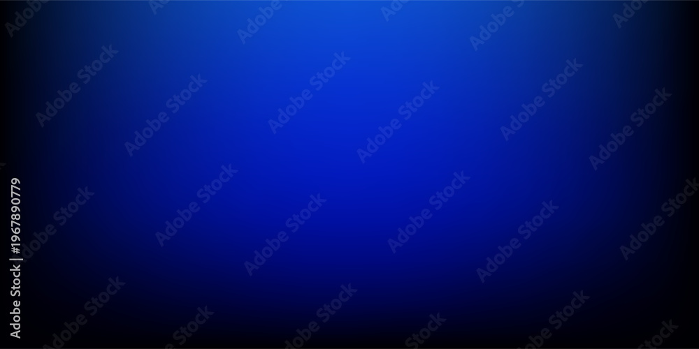 Fototapeta premium Rich Deep Blue Gradient Grainy Background. Textured blue gradient abstraction backdrop. Dark blue color abstract background with noise texture.