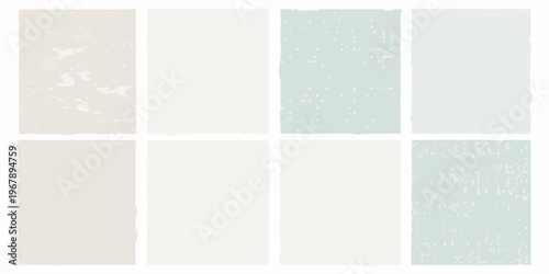 A collection of pastel colored rectangular swatches arranged in a grid