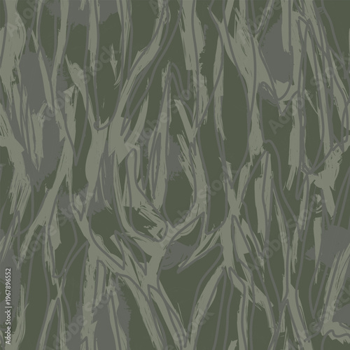 Brushstroke Textile Design Olive Green Fashion Pattern Earthy Homeware Decor Organic Style Neutral Color Palette Repeat For Wallpaper And Fabric Printing