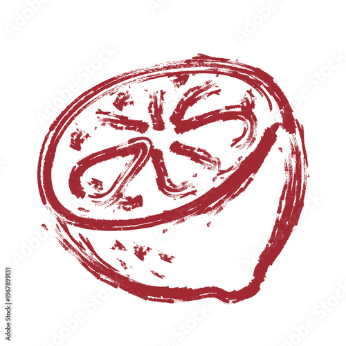 hand drawn Lemon illustration